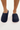 Beyond Unisex Lacivert Wander Mat Faylon Taban İçi Kürklü Ev Terliği 4cm BYNDFAY01